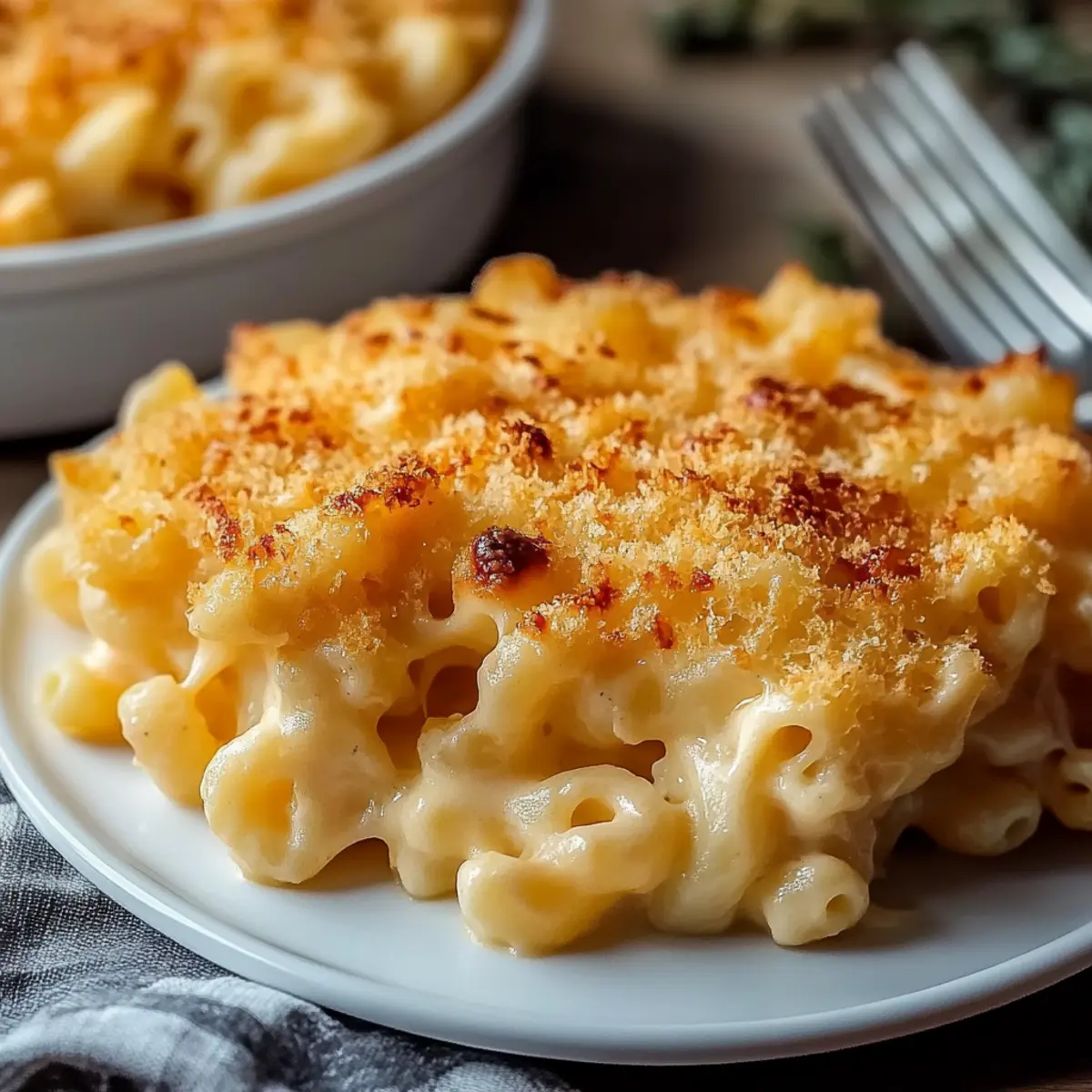 Homemade Baked Mac and Cheese