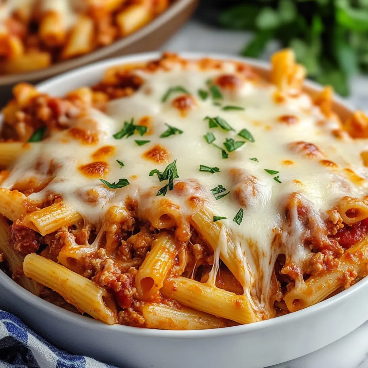 Cheesy Baked Ziti