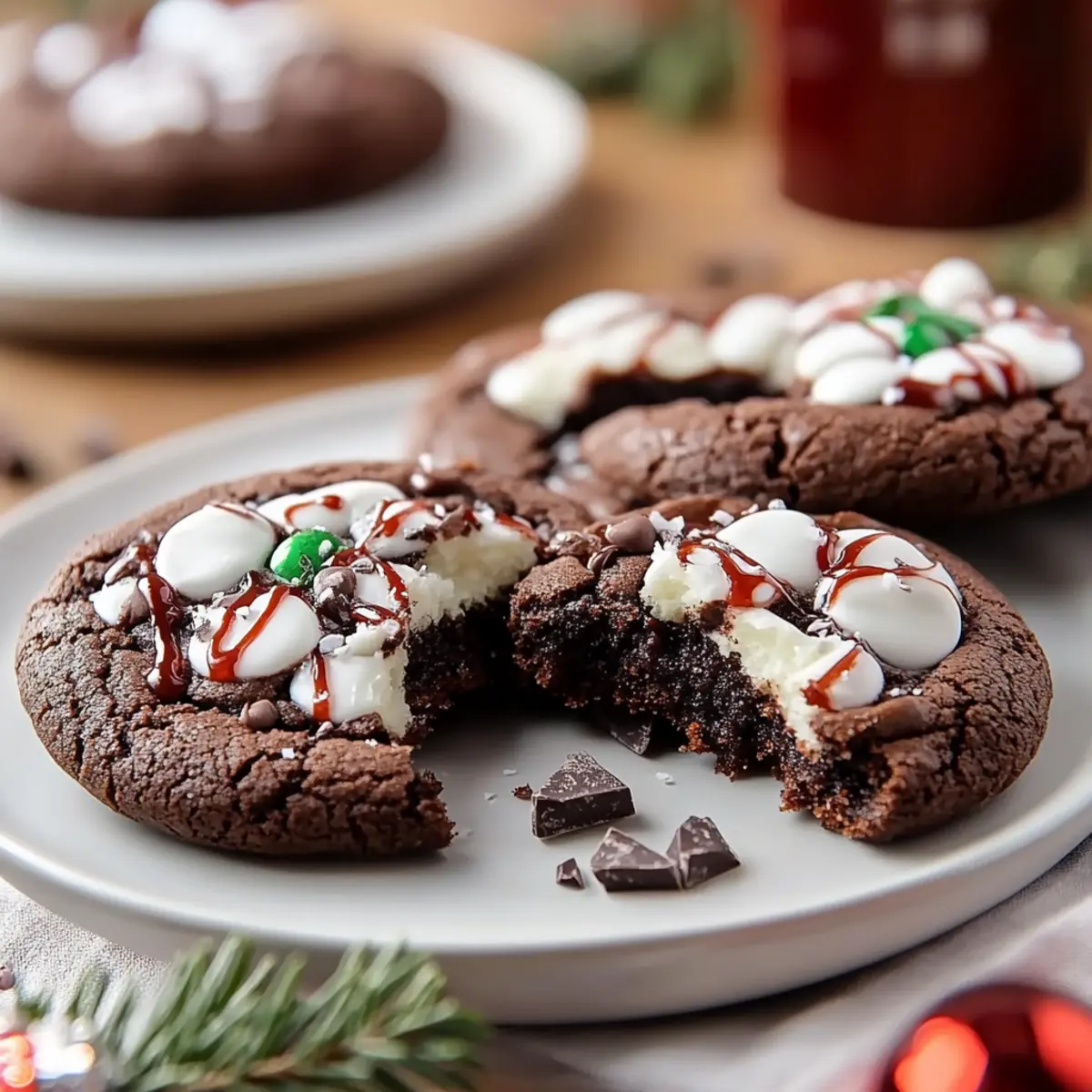 Hot Chocolate Christmas Cookies