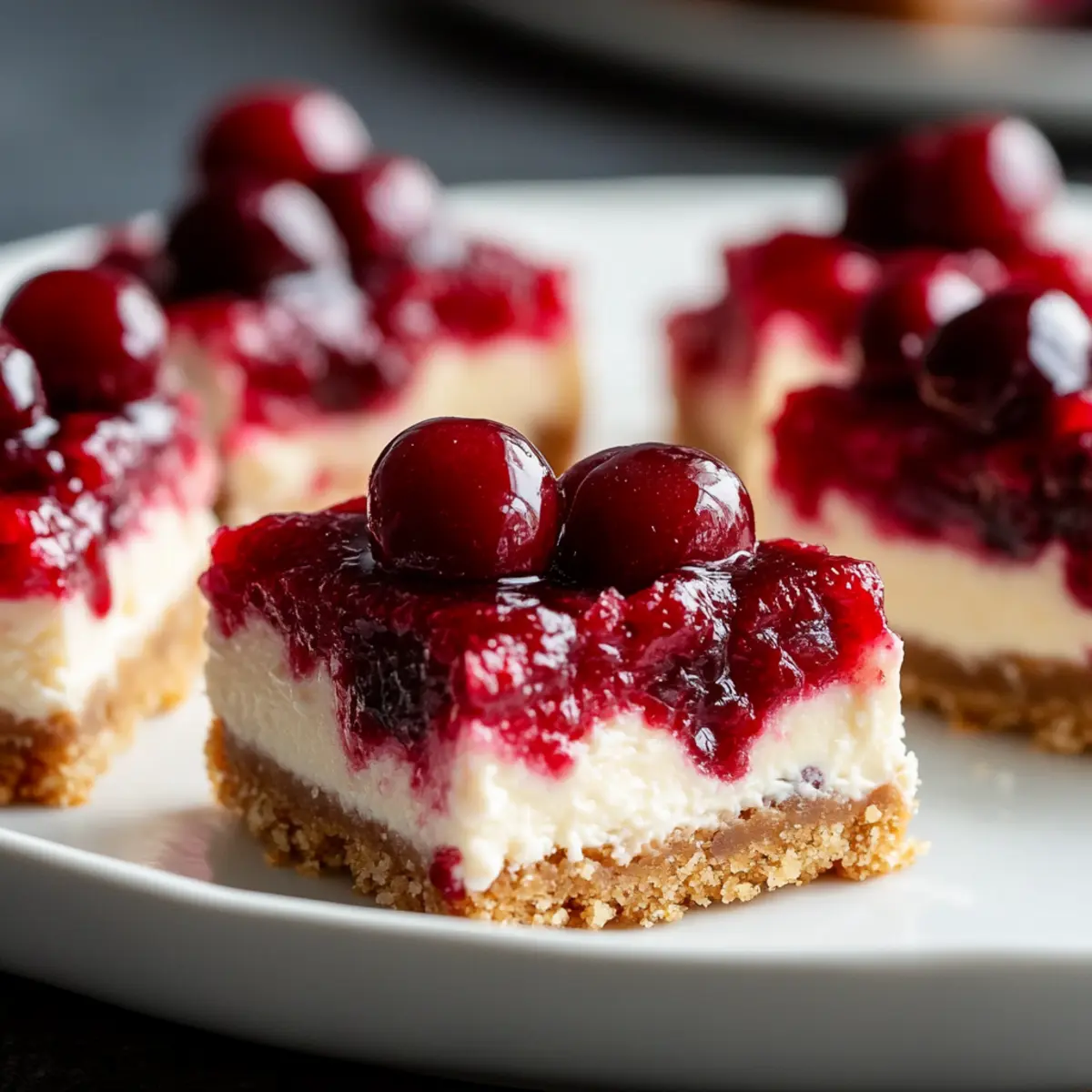 Cherry Cheesecake Bars