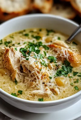 Garlic Parmesan Chicken Soup