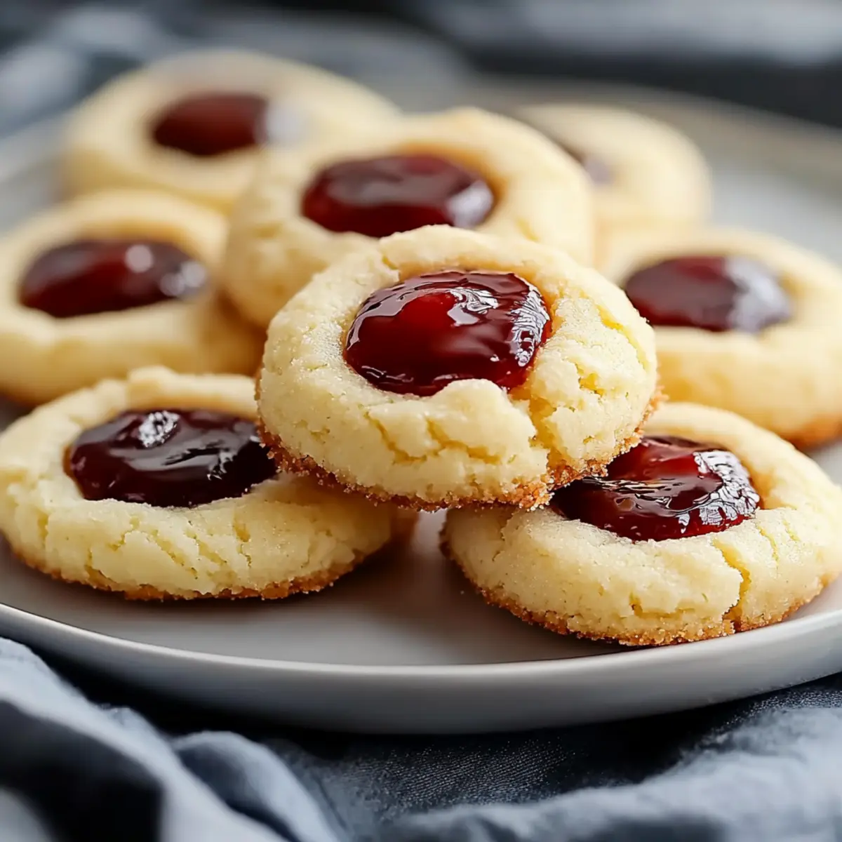 Mouthwatering Cheesecake Thumbprint Cookies