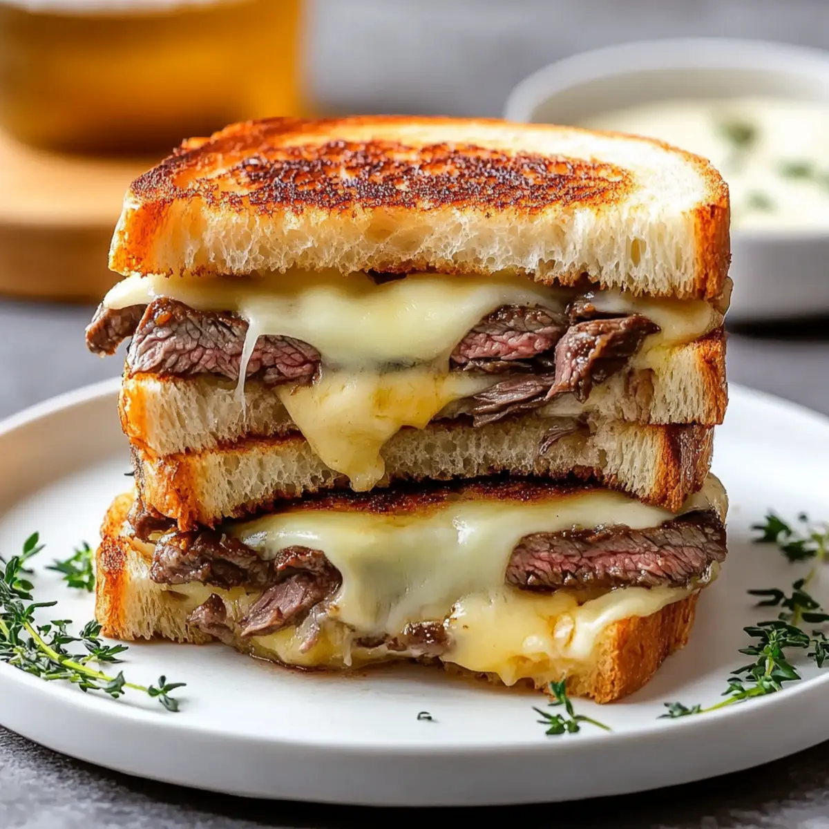Steak Grilled Cheese