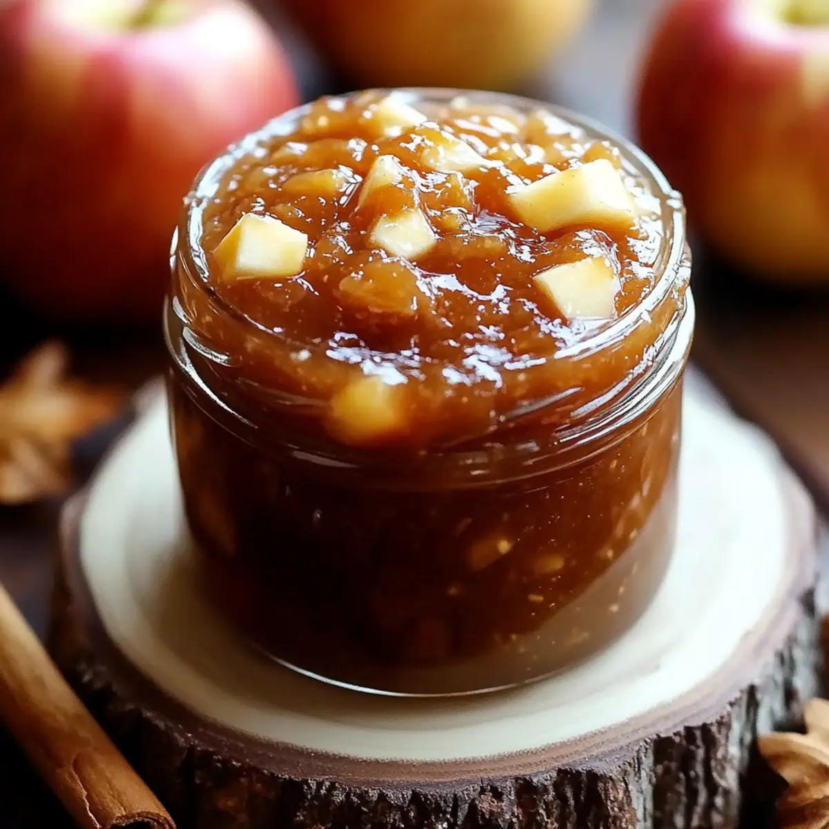 Easy Fall Caramel Apple Jam