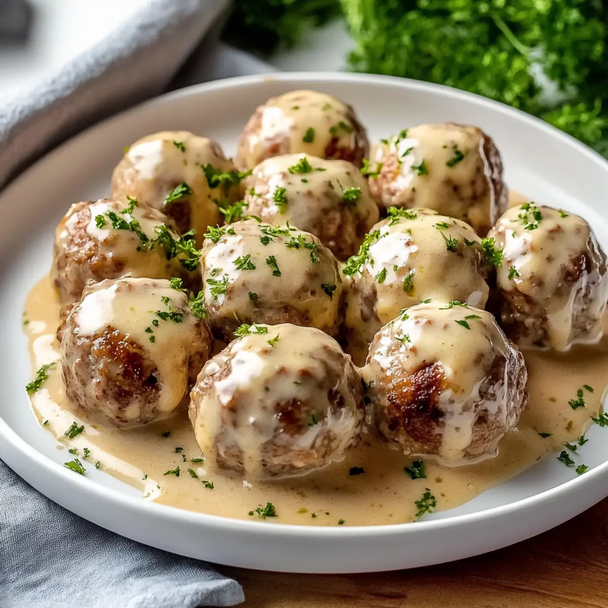 Creamy Swedish Meatballs