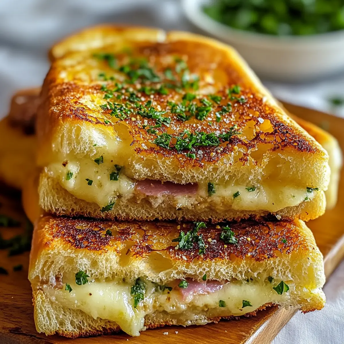 Bold & Buttery Cuban Garlic Bread Sandwiches
