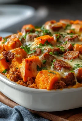 Sweet Potato and Sausage Casserole