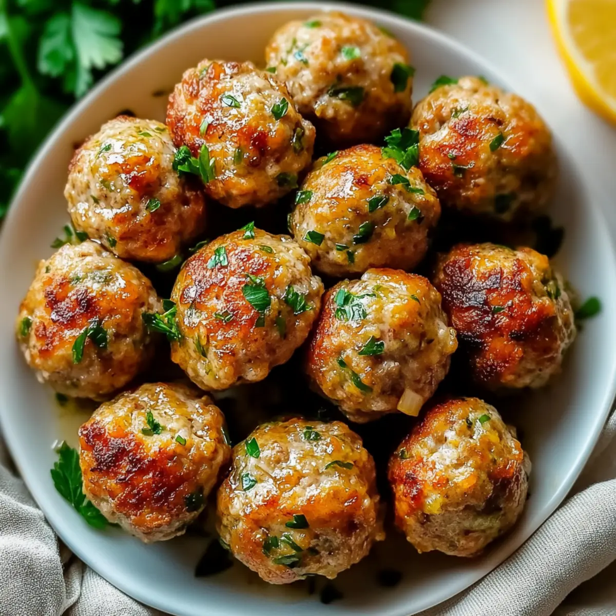 Best Baked Turkey Meatballs
