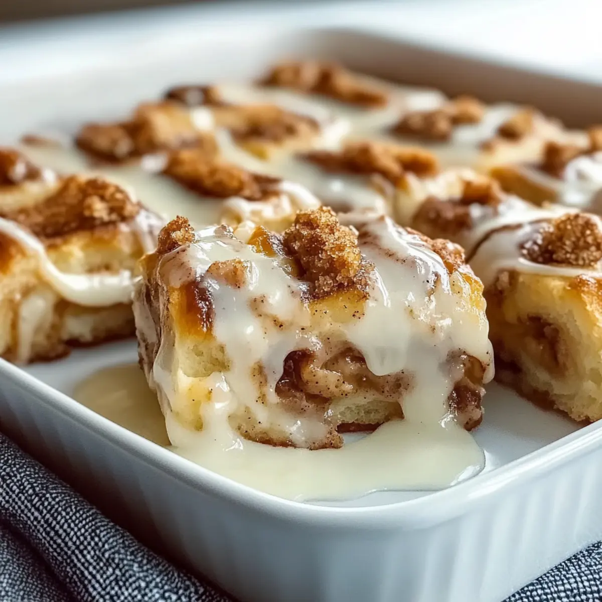 Cinnamon Roll Casserole