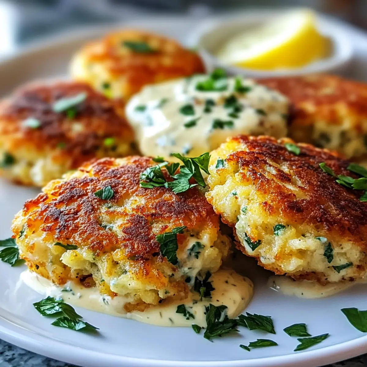Shrimp Cakes with Lemon Aioli