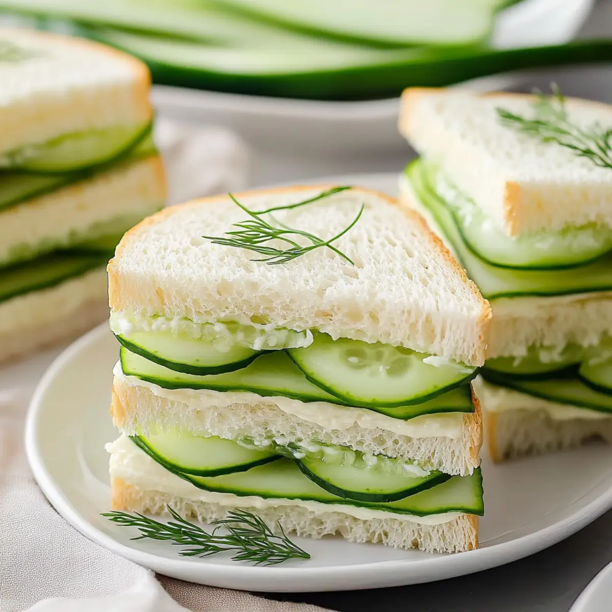 Cucumber Tea Sandwiches