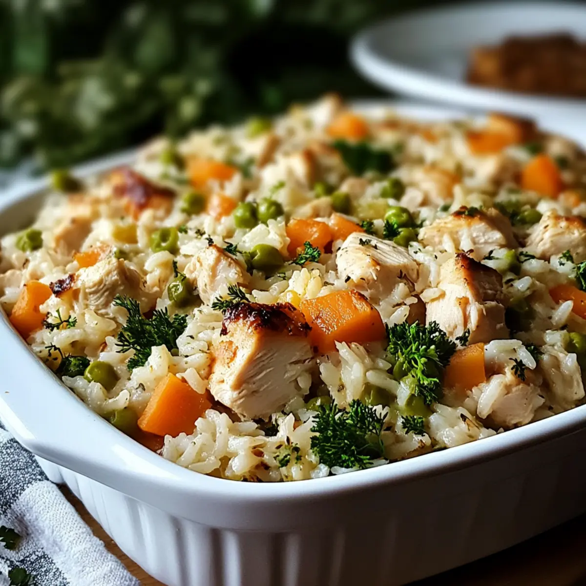 Healthy Chicken and Rice Casserole
