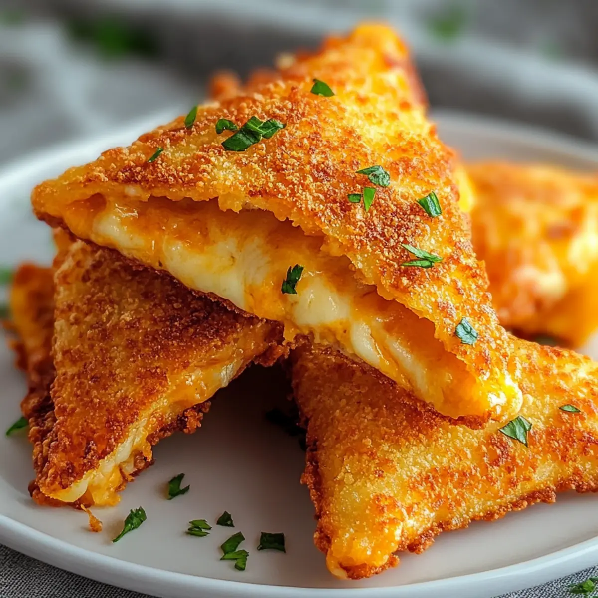 Fried Cheese Stuffed Doritos