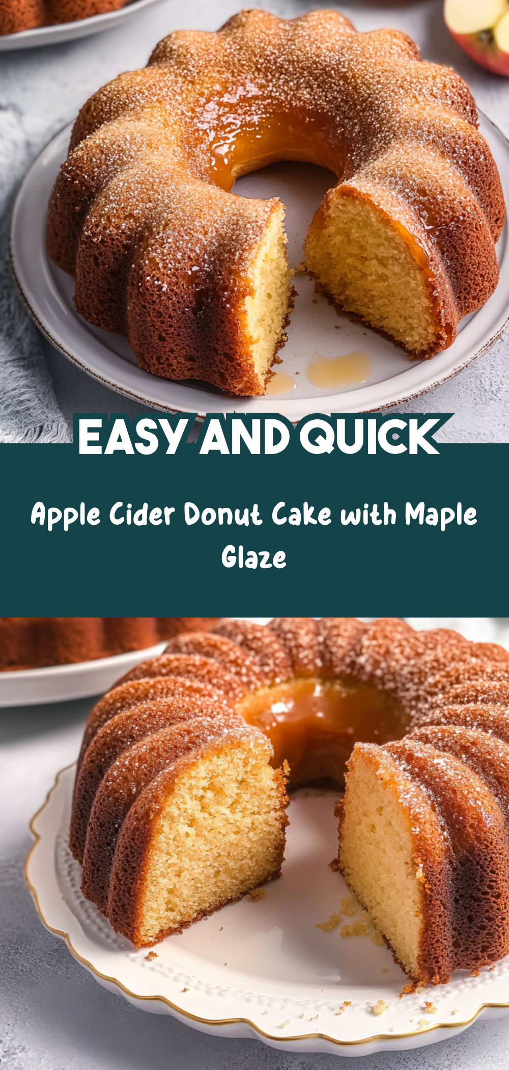 Apple Cider Donut Cake