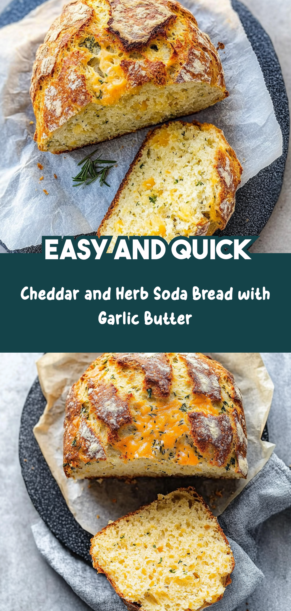 Cheddar and Herb Soda Bread