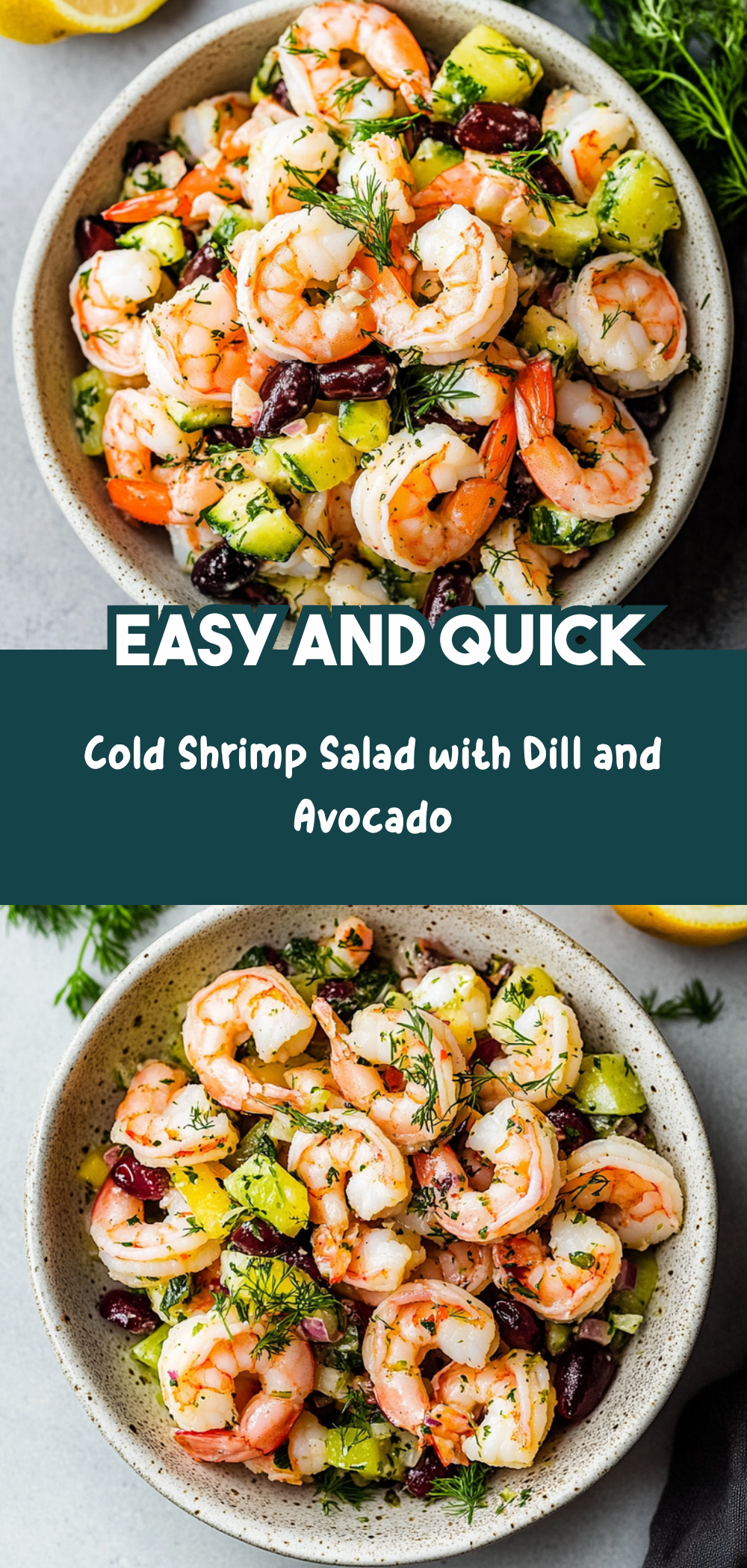Cold Shrimp Salad with Dill