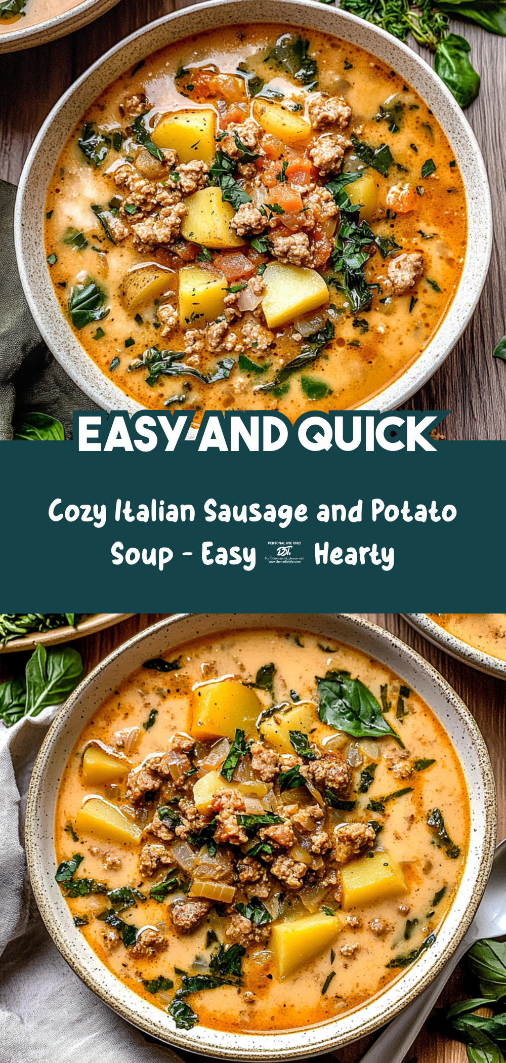 Cozy Italian Sausage and Potato Soup – Easy & Hearty!