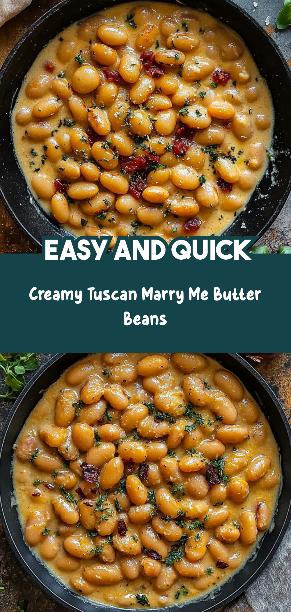 Creamy Tuscan Marry Me Butter Beans