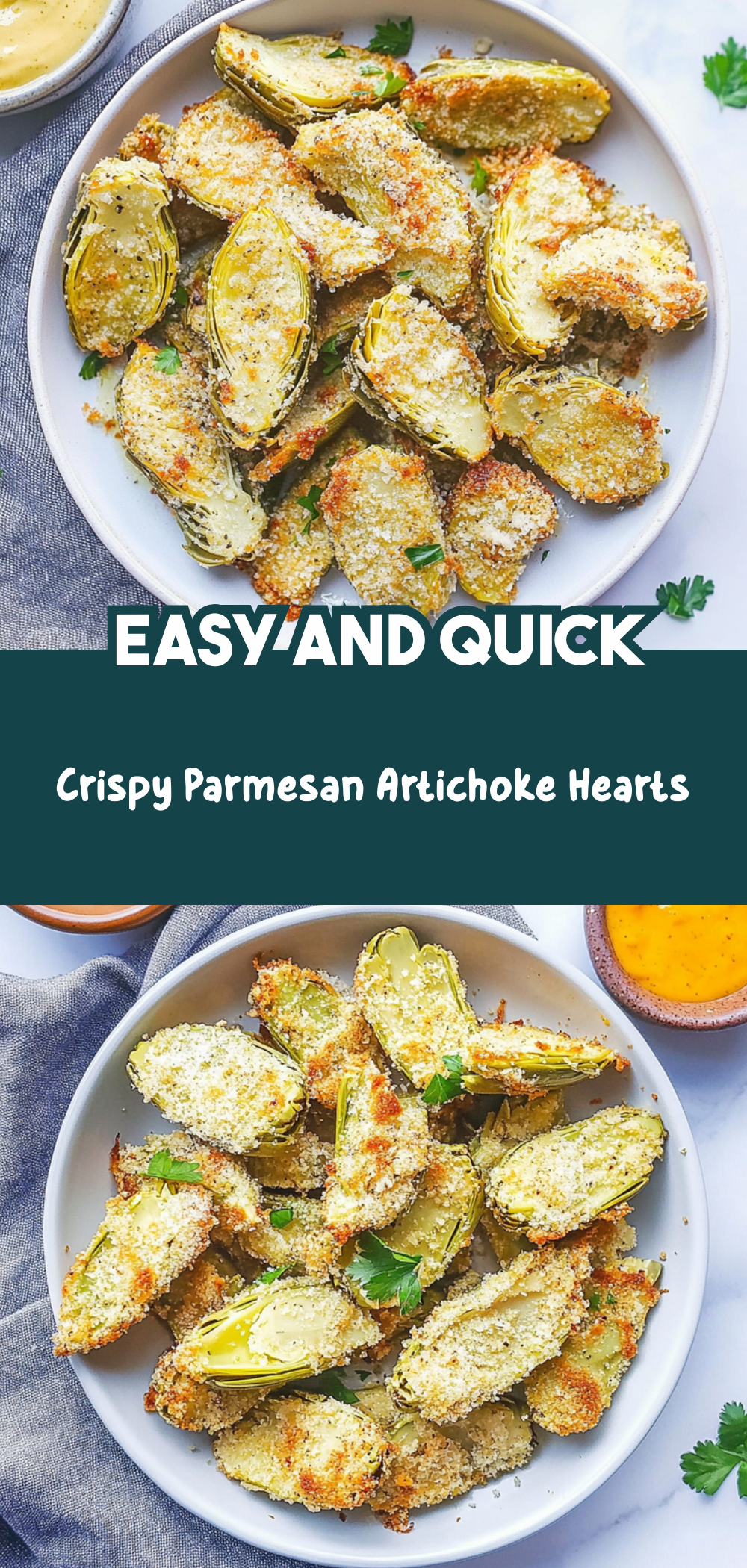 Crispy Parmesan Artichoke Hearts