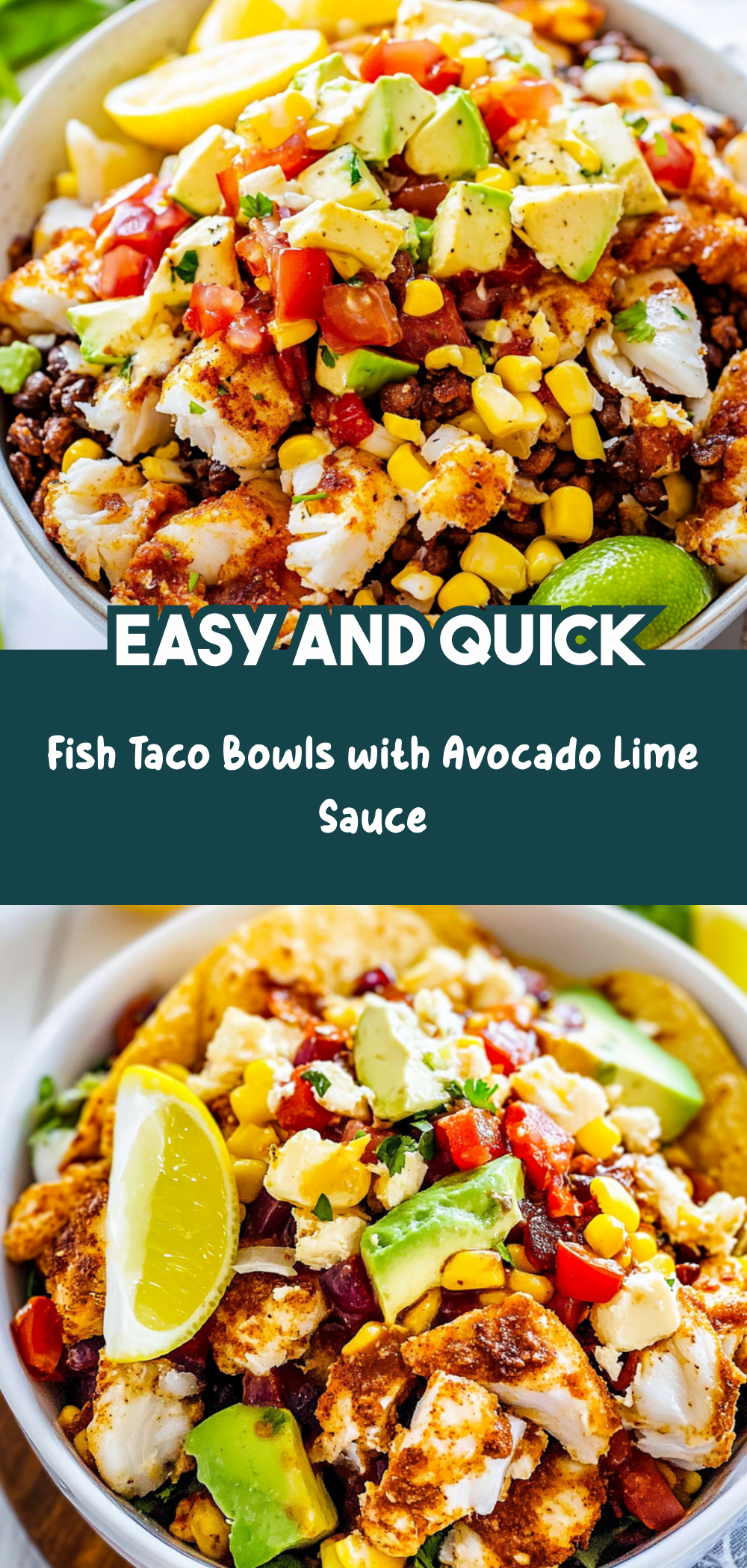 Fish Taco Bowls