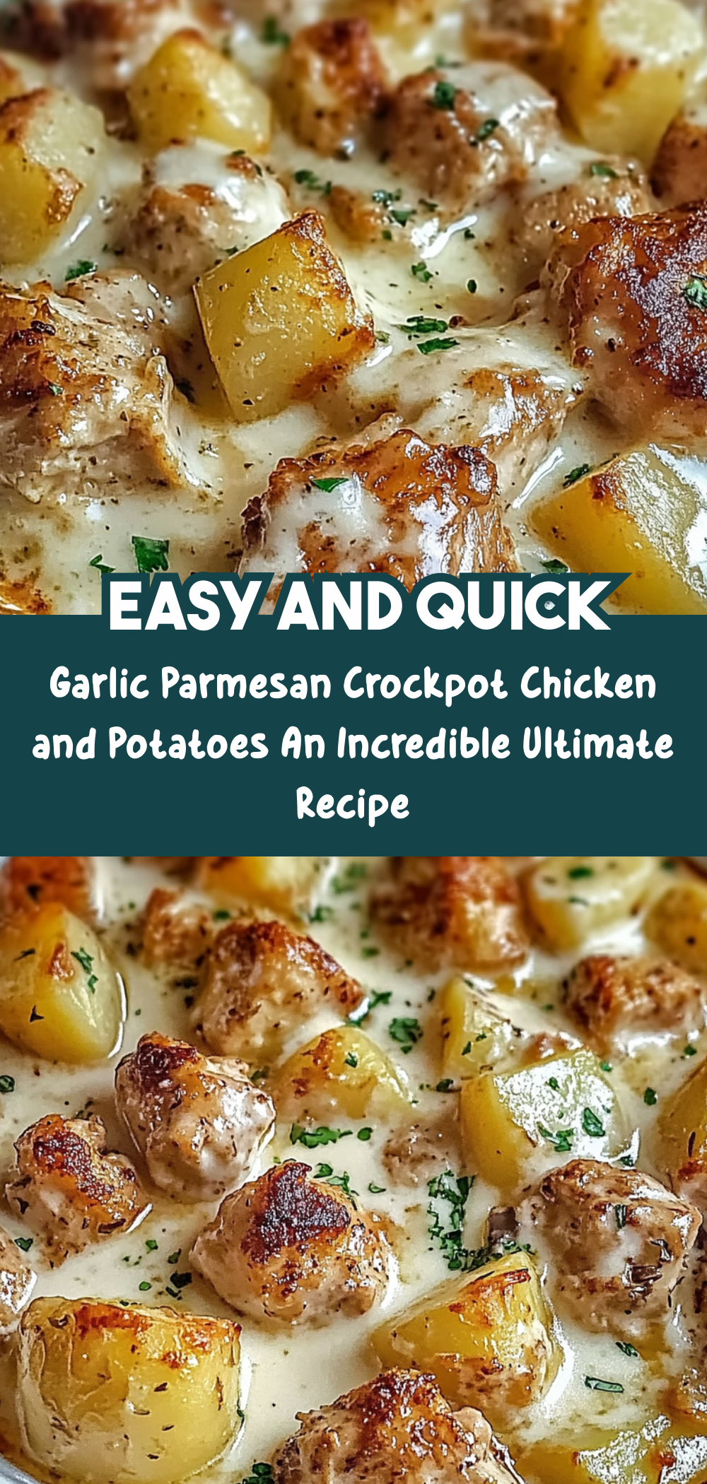 Garlic Parmesan Crockpot Chicken and Potatoes: An Incredible Ultimate Recipe