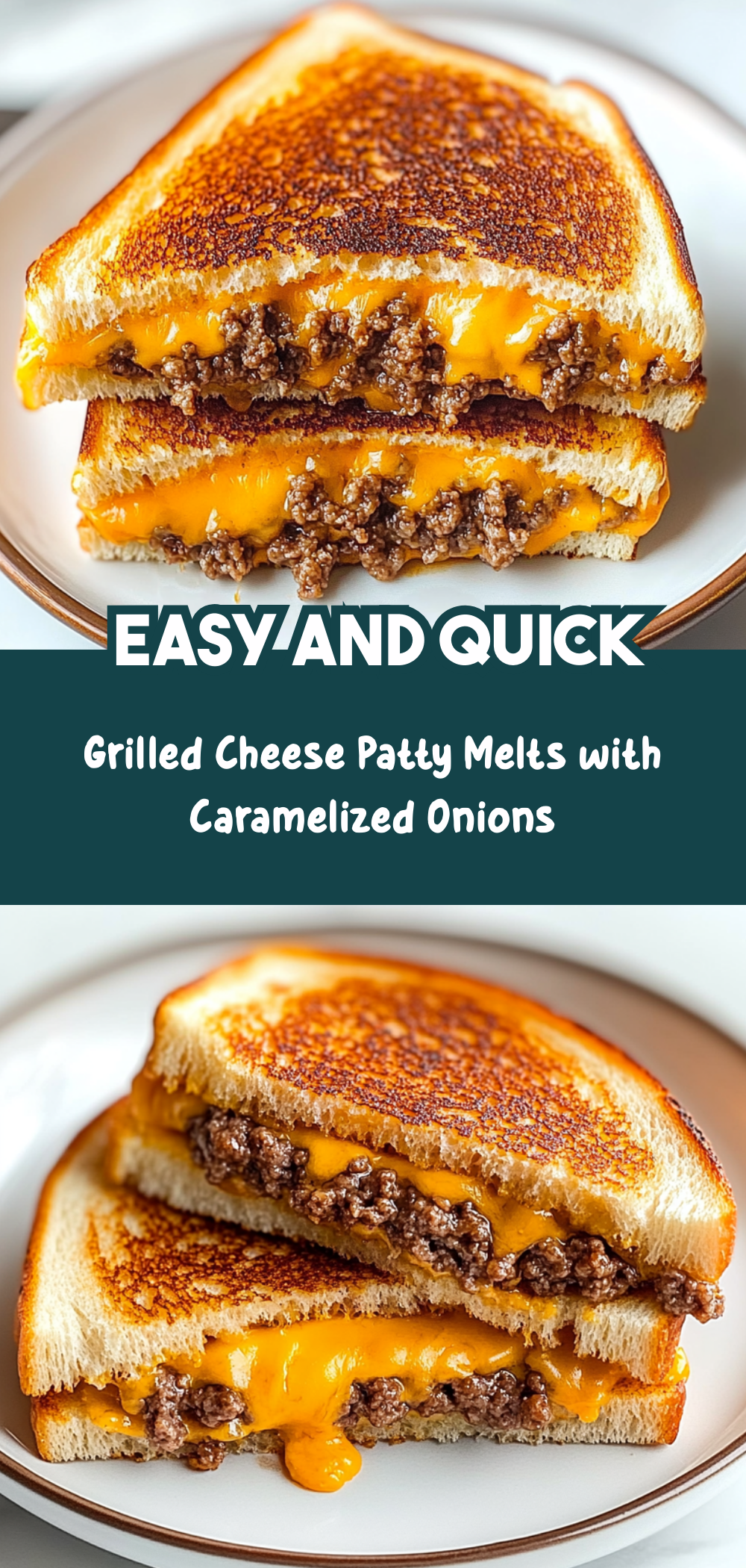 Grilled Cheese Patty Melts