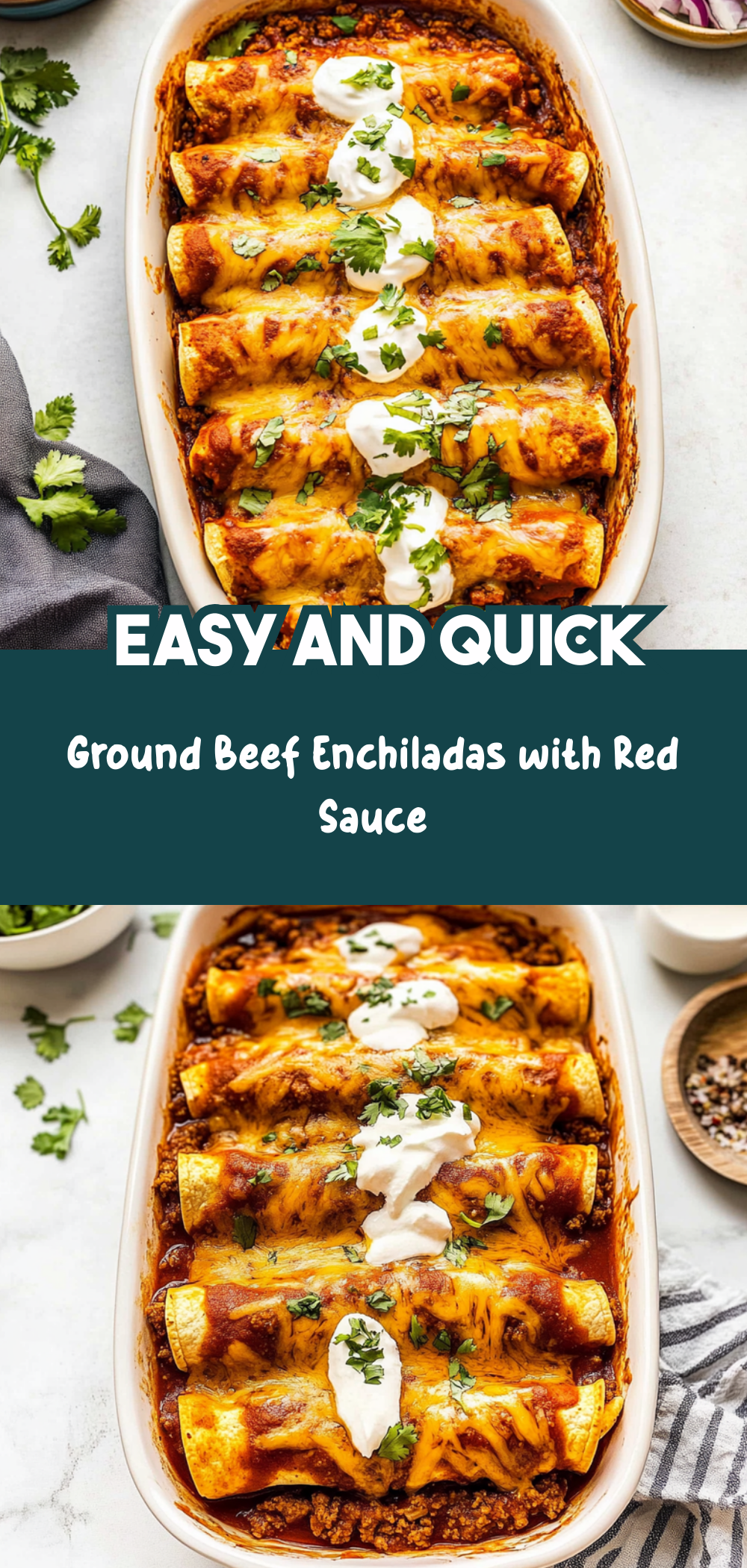 Ground Beef Enchiladas