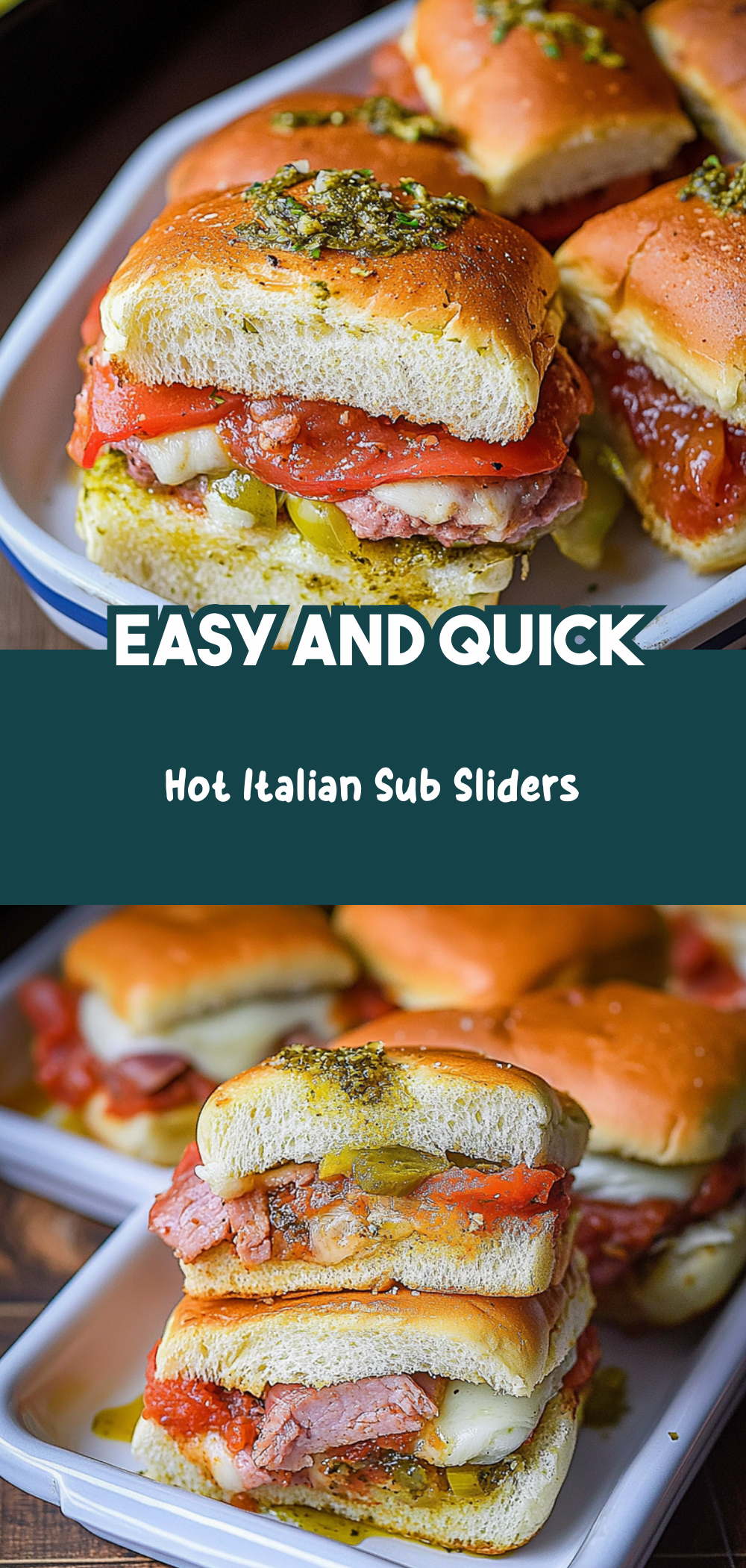 Hot Italian Sub Sliders