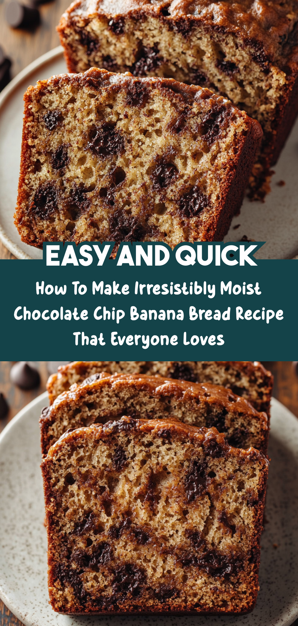 How To Make Irresistibly Moist Chocolate Chip Banana Bread Recipe That Everyone Loves