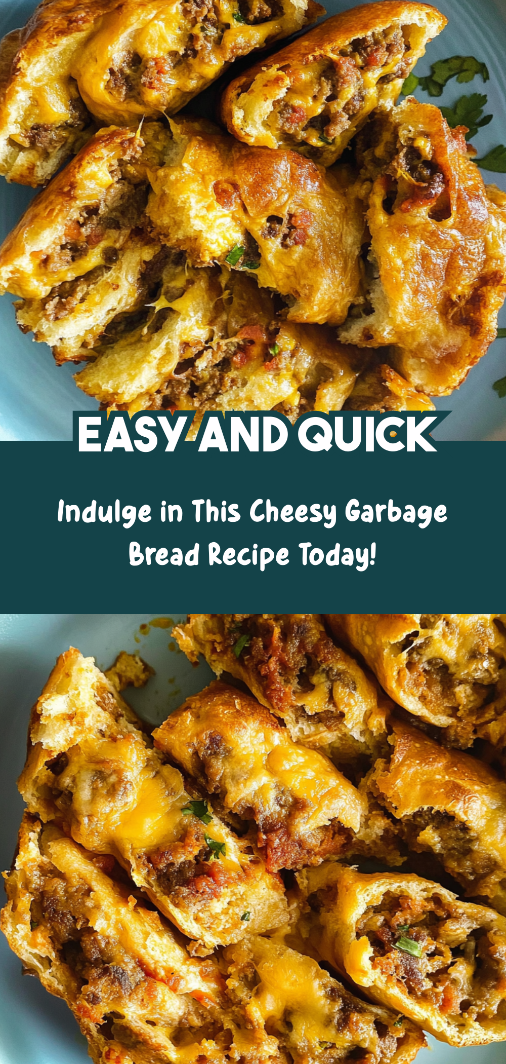 Indulge in This Cheesy Garbage Bread Recipe Today!