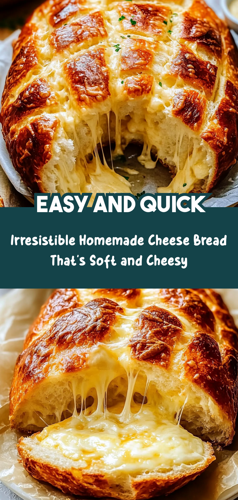 Irresistible Homemade Cheese Bread That’s Soft and Cheesy