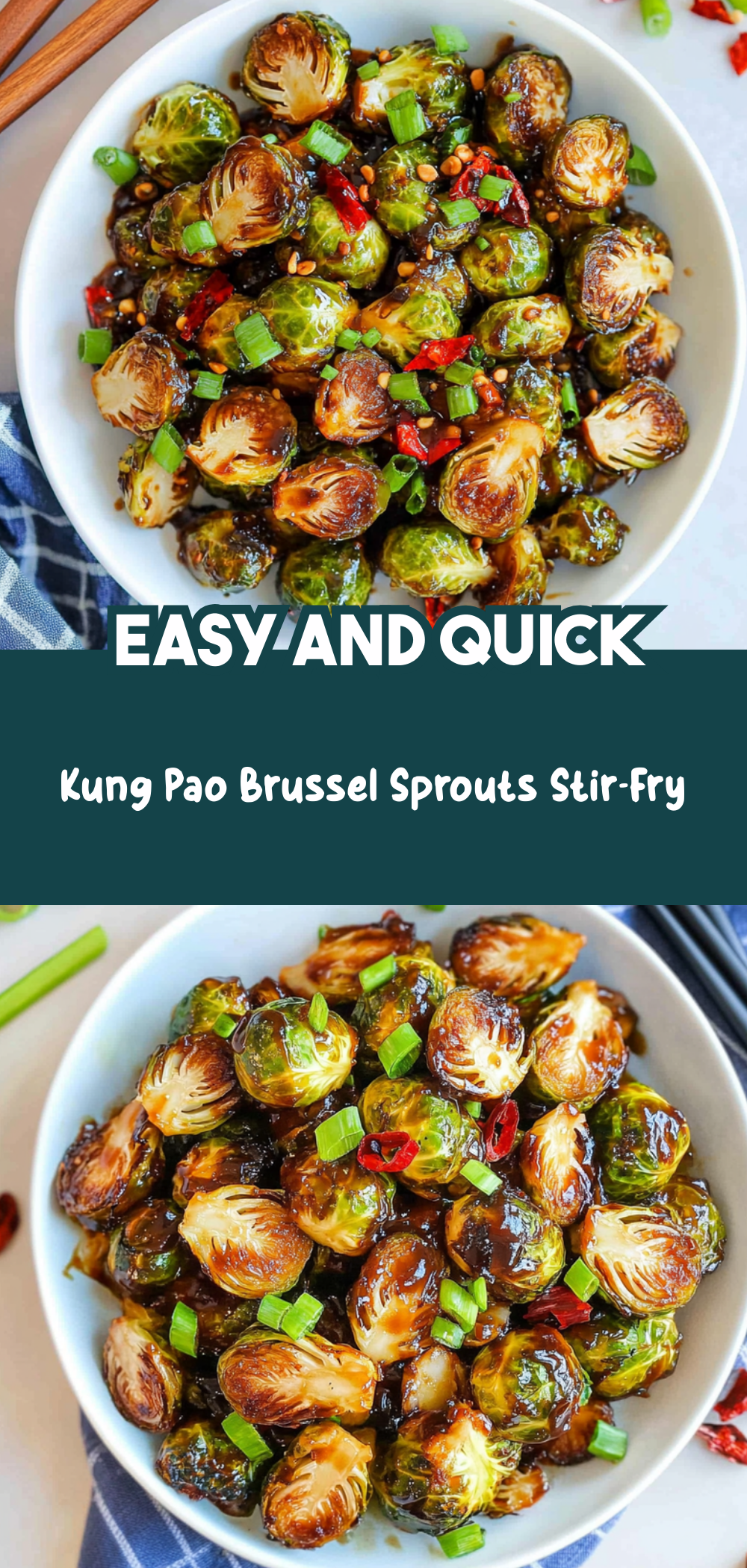 Kung Pao Brussel Sprouts