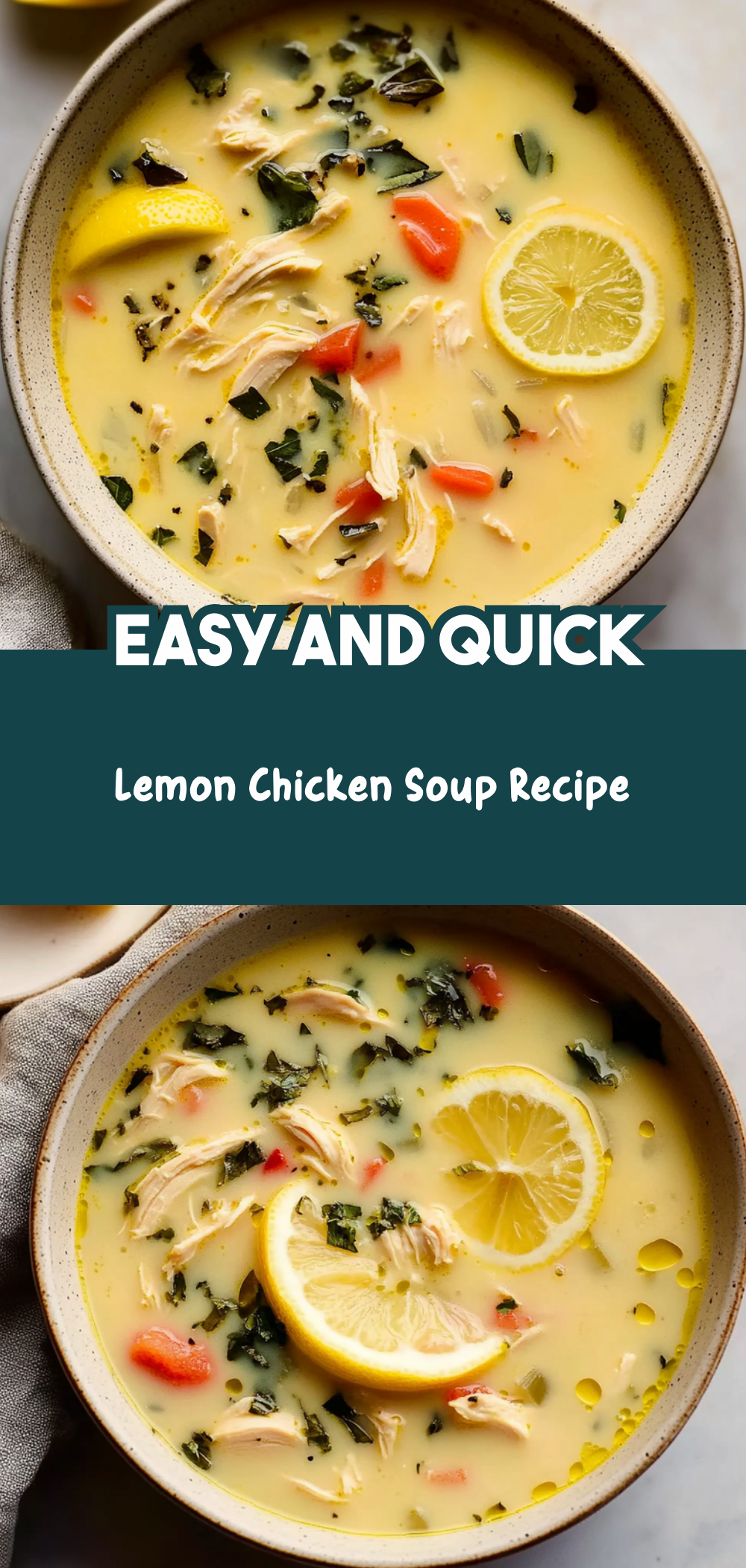Lemon Chicken Soup Recipe