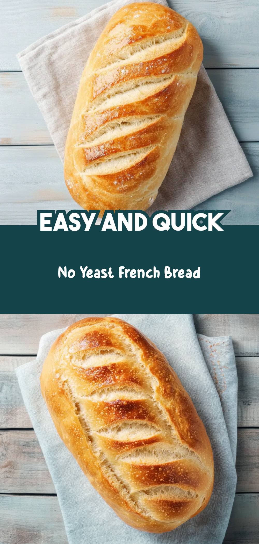No Yeast French Bread