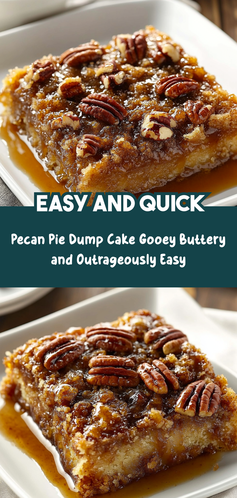 Pecan Pie Dump Cake: Gooey, Buttery, and Outrageously Easy