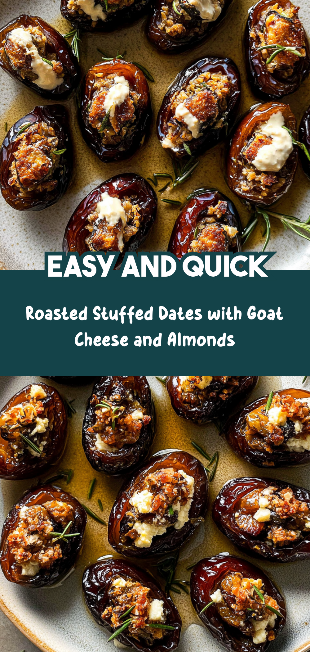 Roasted Stuffed Dates