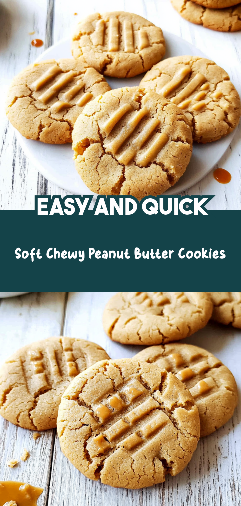 Soft Chewy Peanut Butter Cookies