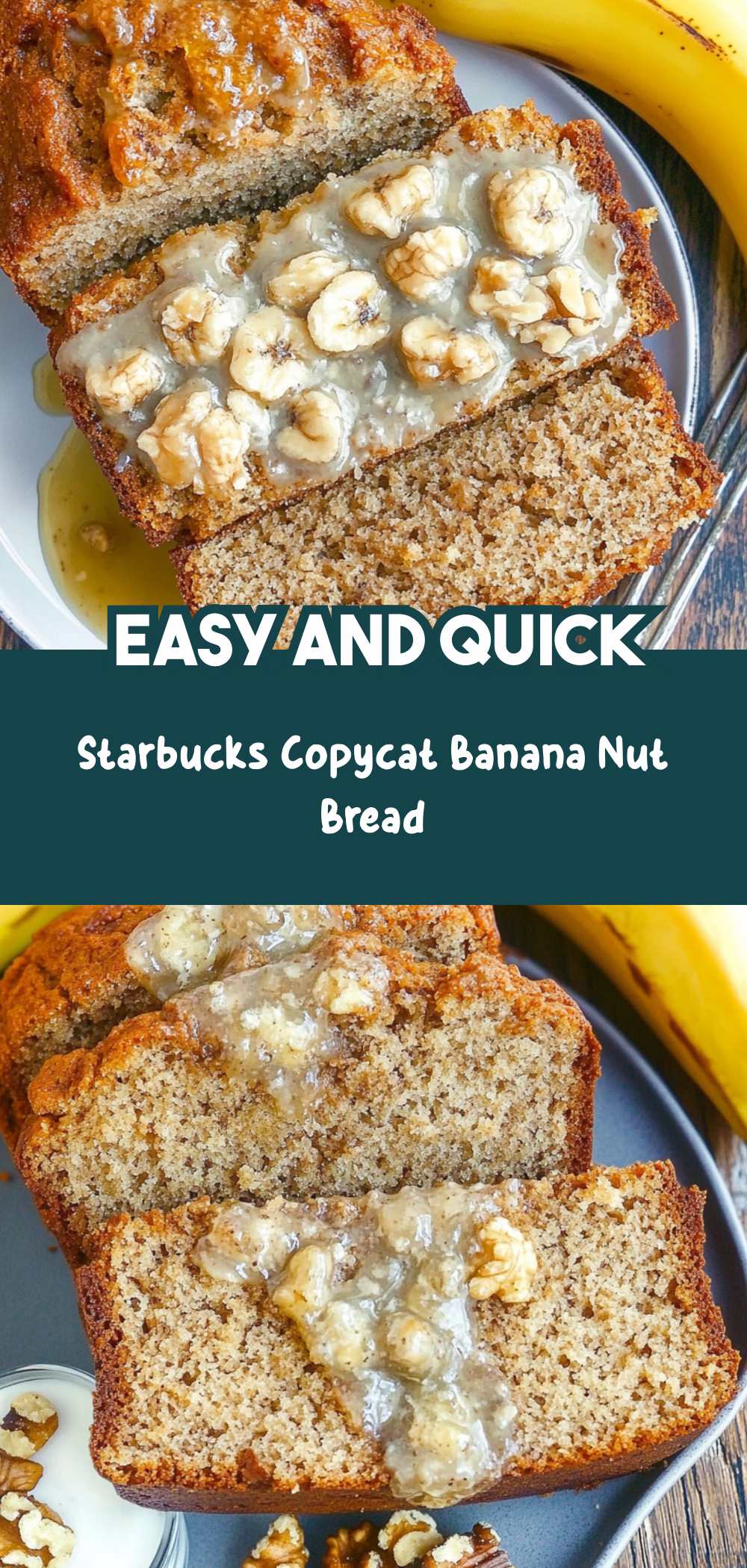 Starbucks Copycat Banana Nut Bread