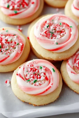 Peppermint Sugar Cookies