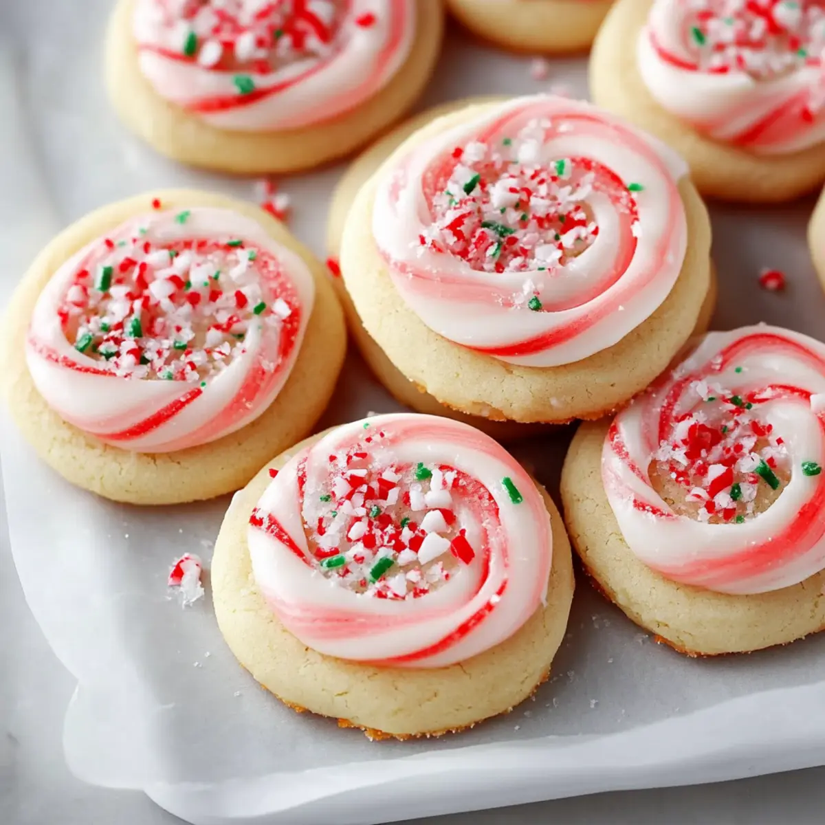 Peppermint Sugar Cookies