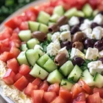 7 Layer Greek Hummus Dip