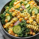 Best High Protein Dill Pickle Pasta Salad