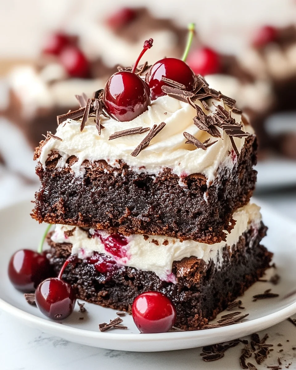 Black Forest Brownies
