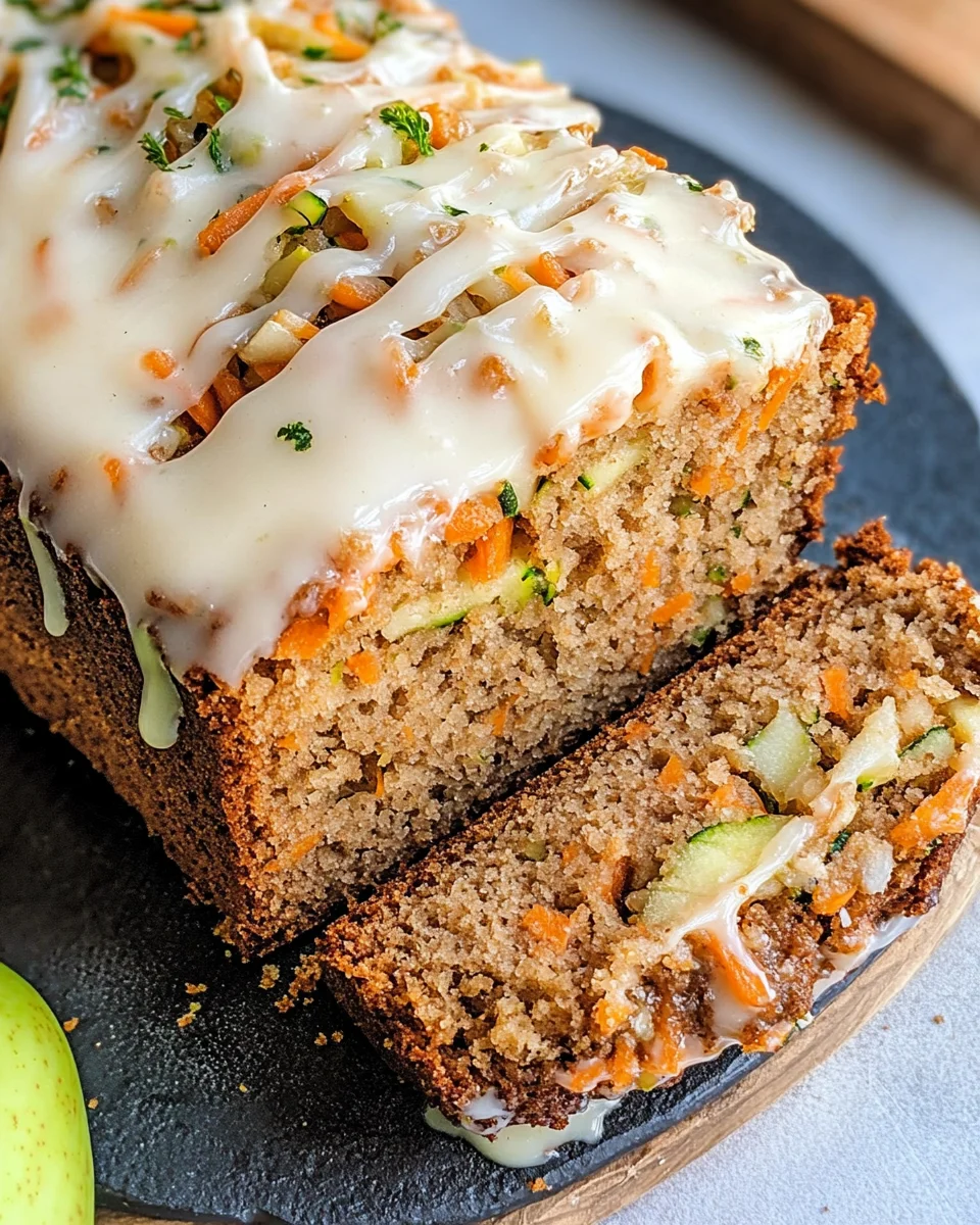 Carrot Apple Zucchini Bread