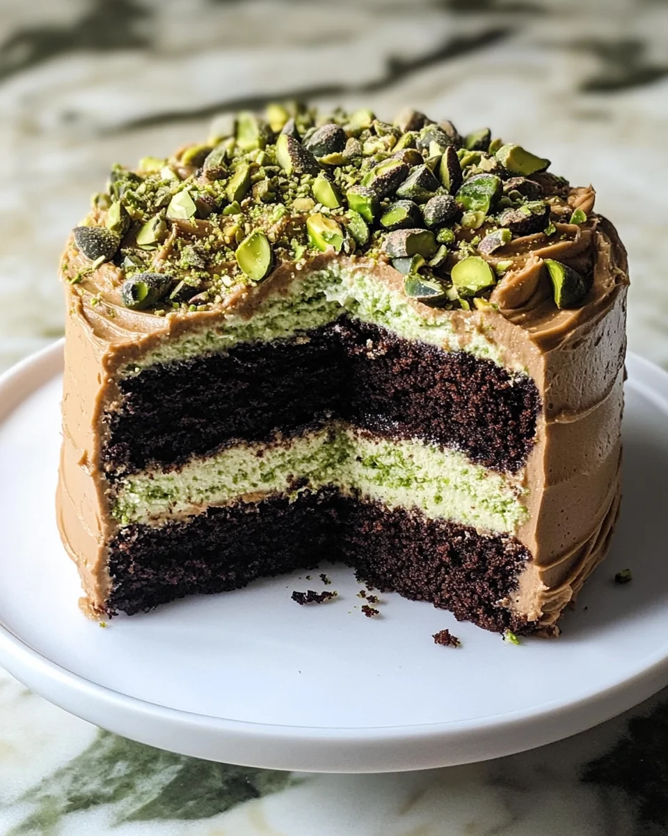 Chocolate Pistachio Cake