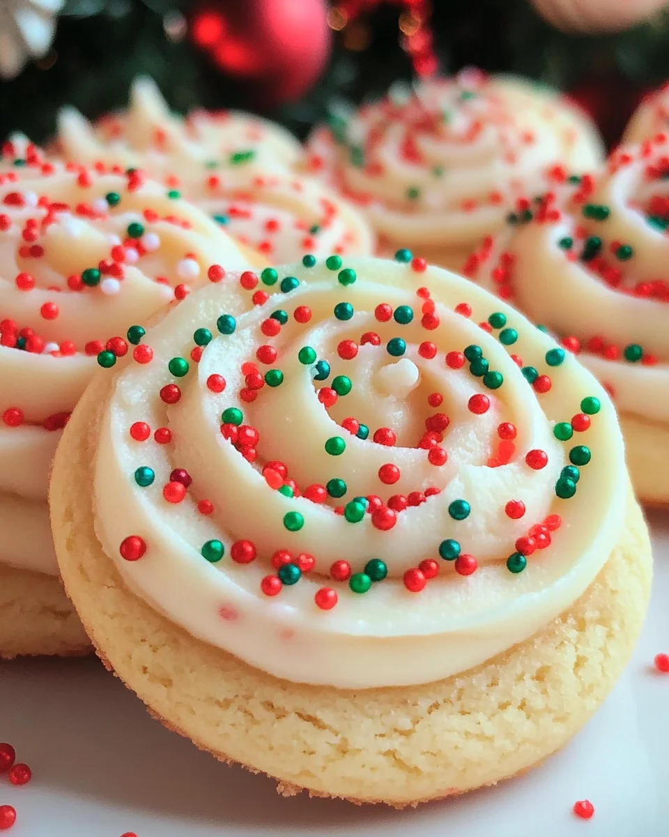 Christmas Sugar Cookies (Crumbl Copycat)