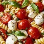 Creamy Caprese Pasta Salad