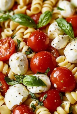 Creamy Caprese Pasta Salad