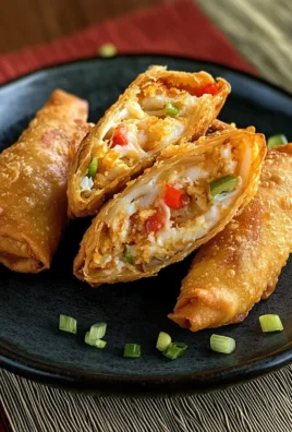 Crispy Crab Cake Egg Rolls: A Savory Seafood Snack Delight