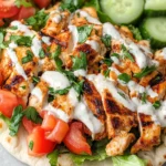 Delicious Chicken Shawarma with Garlic Sauce